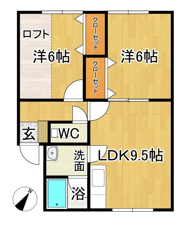 ガーデン広野Ⅲ 間取り
