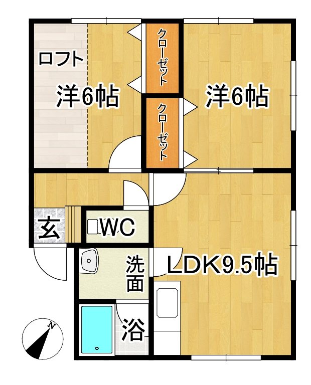 ガーデン広野Ⅲ 間取り