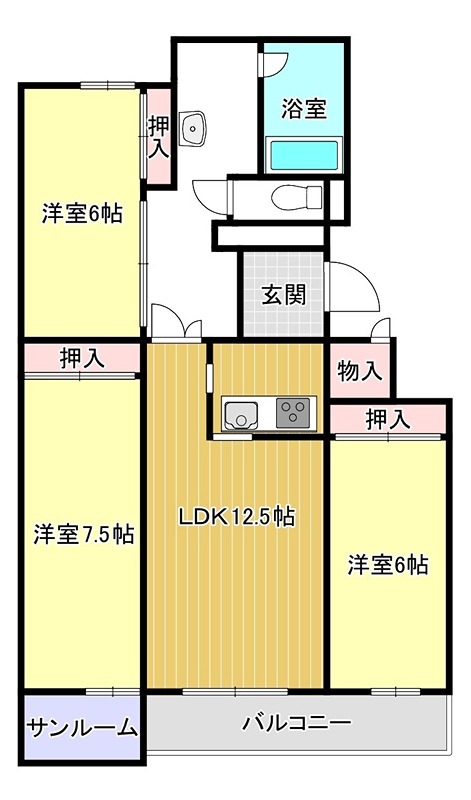 ベターアール沼館 間取り