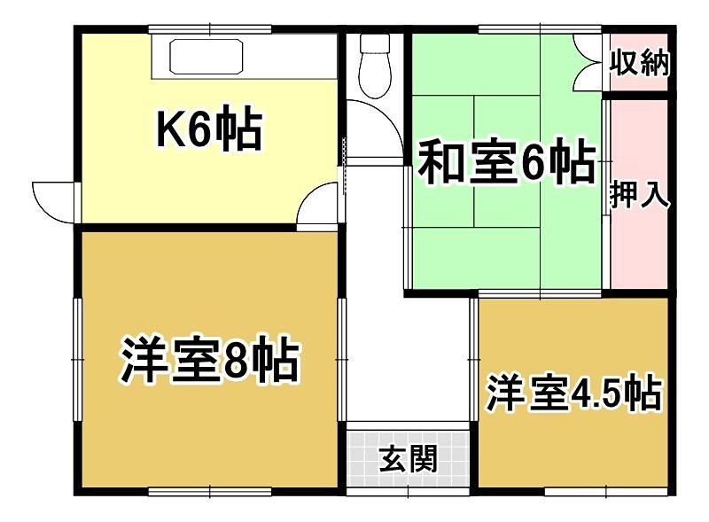 坂本貸家 間取り
