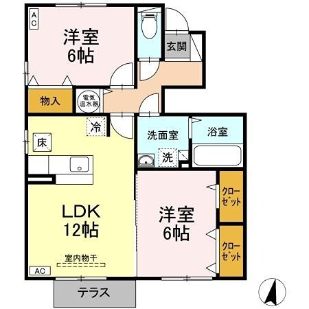 グランフォートA 間取り