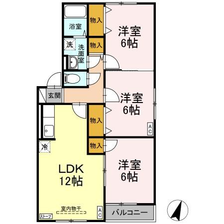 ハイアット　Ｃ 間取り