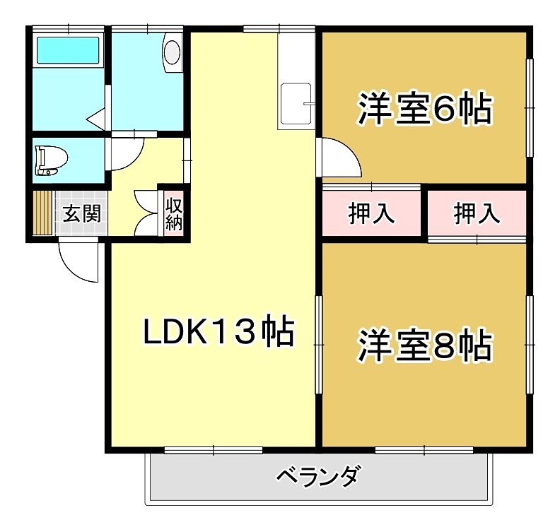 ハイツエミナンス 間取り