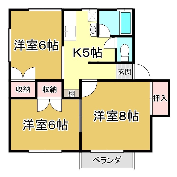 エクセルハイツ 間取り