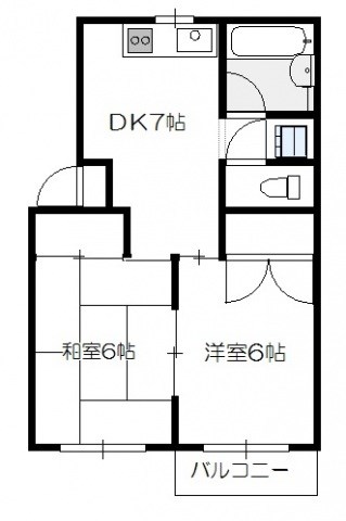 金谷コーポラス 間取り