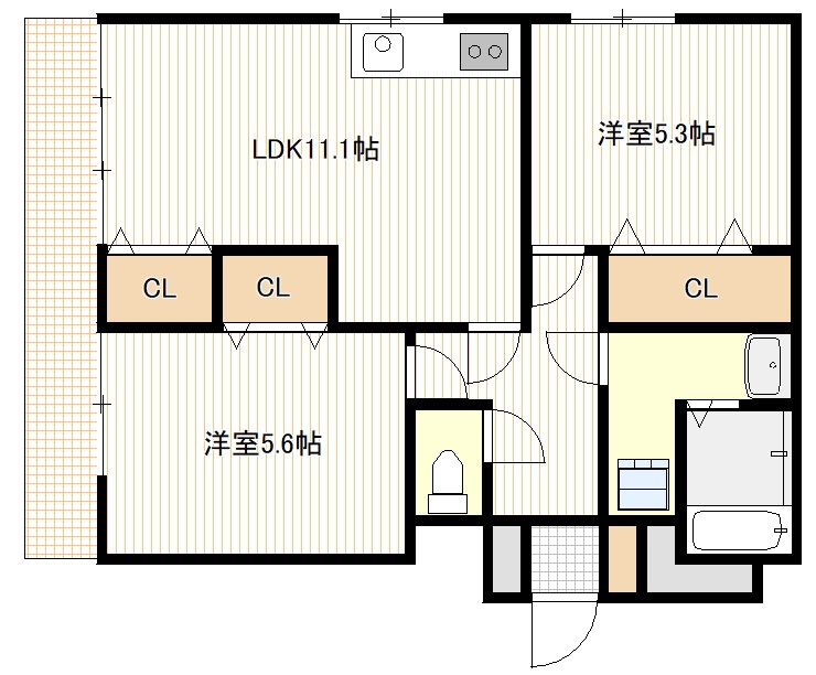スペンドーレⅠ 間取り