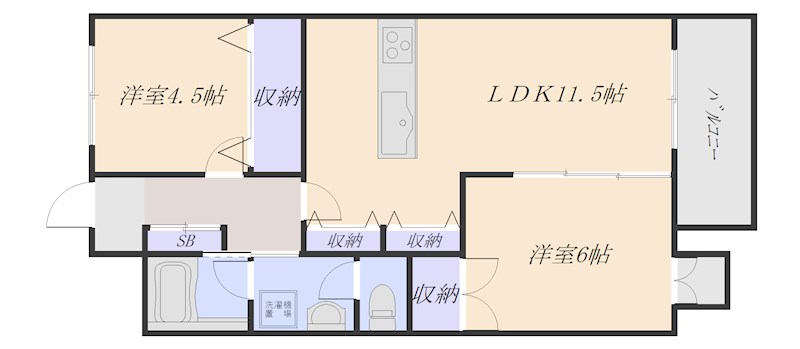 久保田コーポラス 間取り