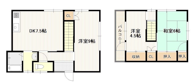 廿日市市大野原3丁目戸建 間取り
