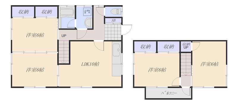 岡本貸家 間取り