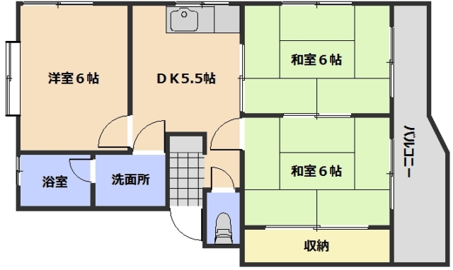 コーポ熊野 間取り
