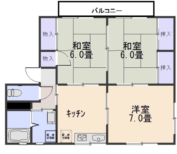 グロリー岡本 間取り