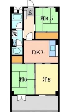 久保田コーポラス 間取り