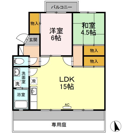 ヴェルテ皆賀 間取り