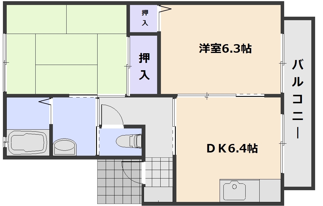 ヴィラージュ旭園 間取り
