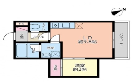 ベルヒルズ天神 間取り