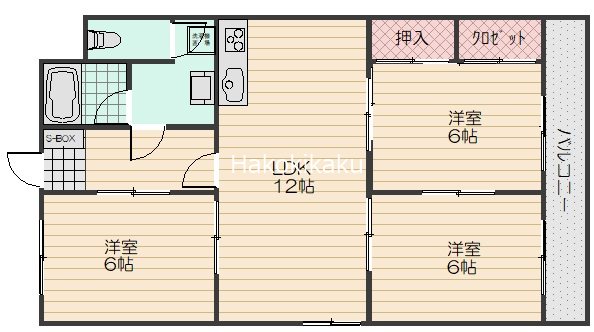 ヴィラ沖本 間取り