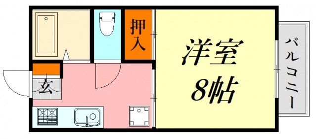 クリーンハウスコーポA棟 間取り