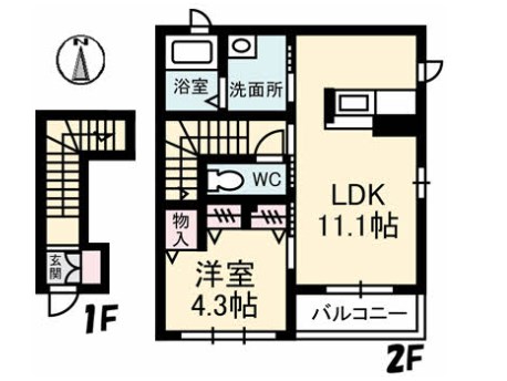 イルカーサ美の里 間取り
