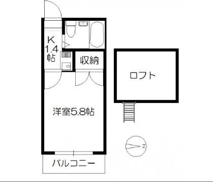 アヴェニュー佐方 間取り