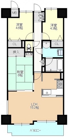 グランビュー隅の浜 間取り