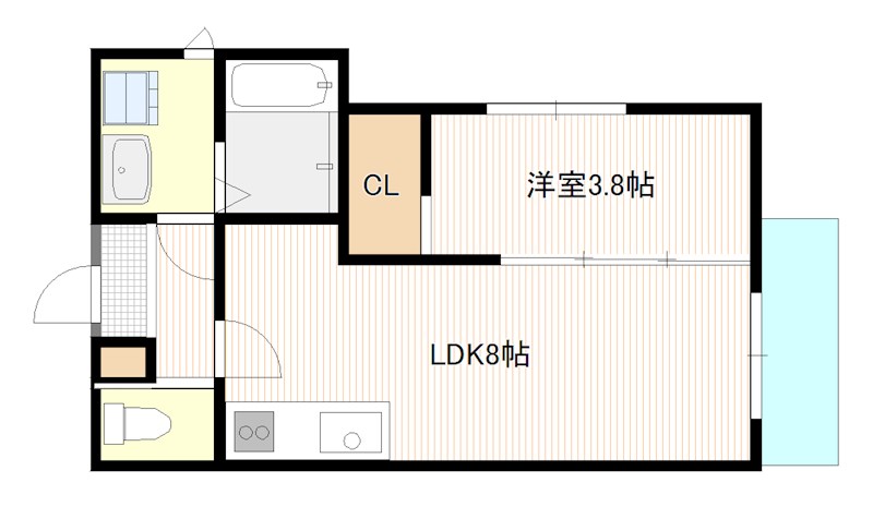 レジデンシャル廿日市駅前 間取り