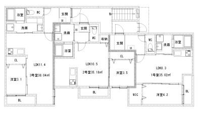 サニーガーデン廿日市 間取り