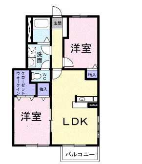 エルコートＢ 間取り