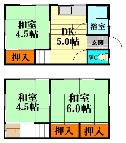 第５木村荘 間取り