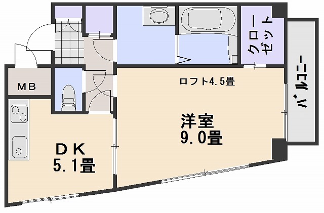 Ｄｏｌｃｅ廿日市 間取り