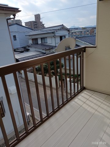沖本貸家 ベランダ
