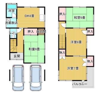 安田貸家 間取り