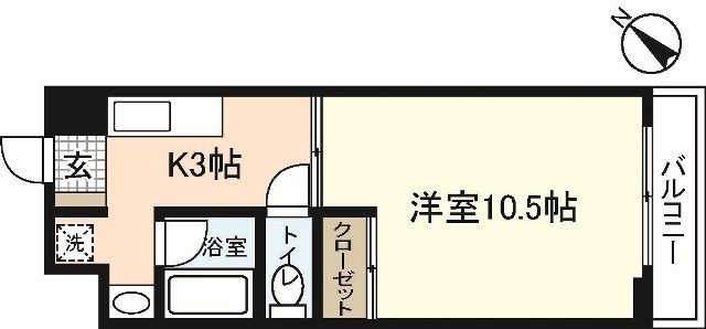 シャルマンヴィル新宮 間取り