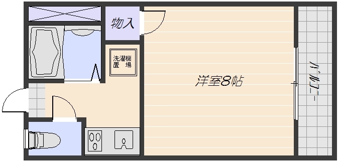 加茂ハイツ 間取り