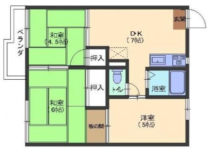 金本アパート 間取り