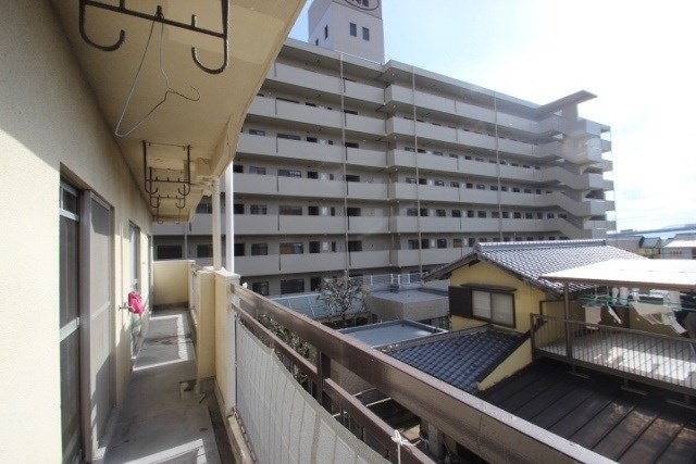 海老園春秋マンション ベランダ