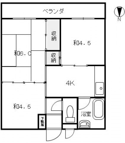海老園春秋マンション 間取り