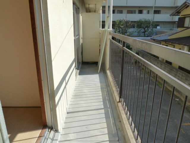 海老園春秋マンション ベランダ