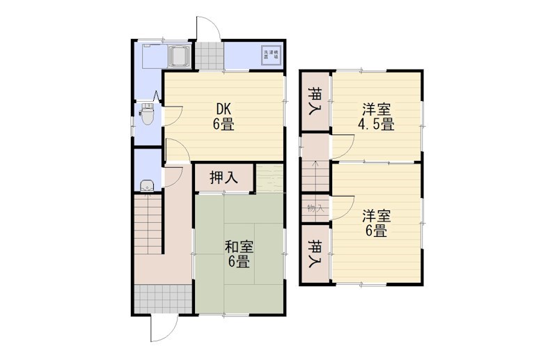 寺尾貸家2 間取り