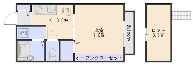 elli bir楽々園 間取り