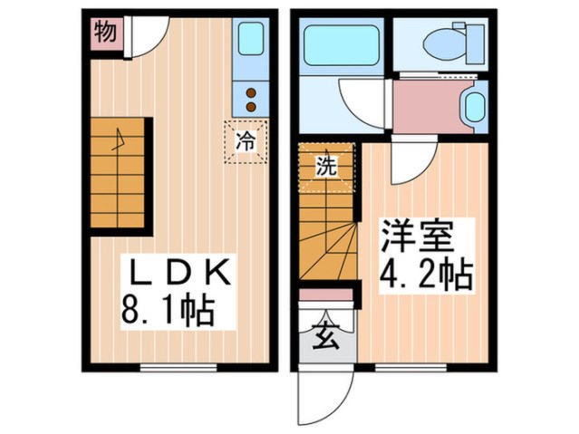 casa cozy隅の浜 間取り
