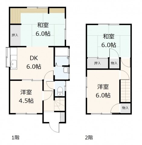 勝木戸建て 間取り