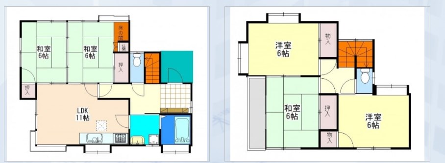 地御前北M借家 間取り