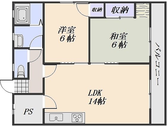 コーポHIYOSHI 間取り