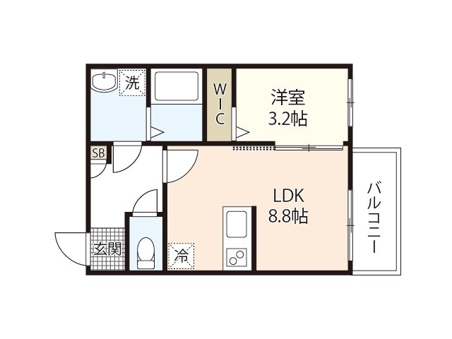 スマイルレジデンス三筋 間取り