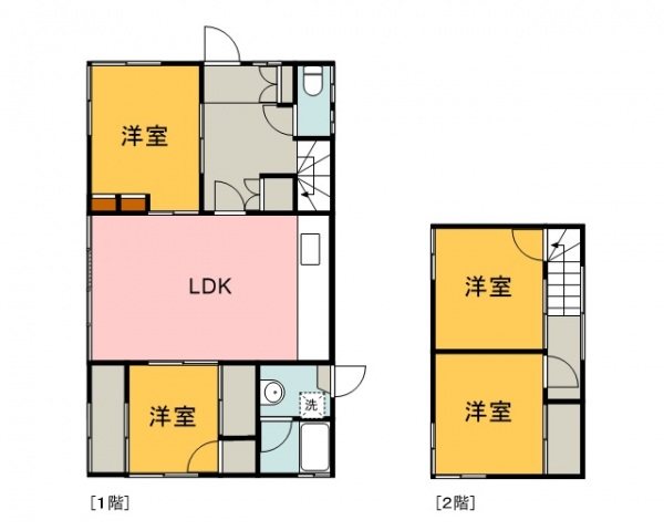可部町今井田戸建て 間取り