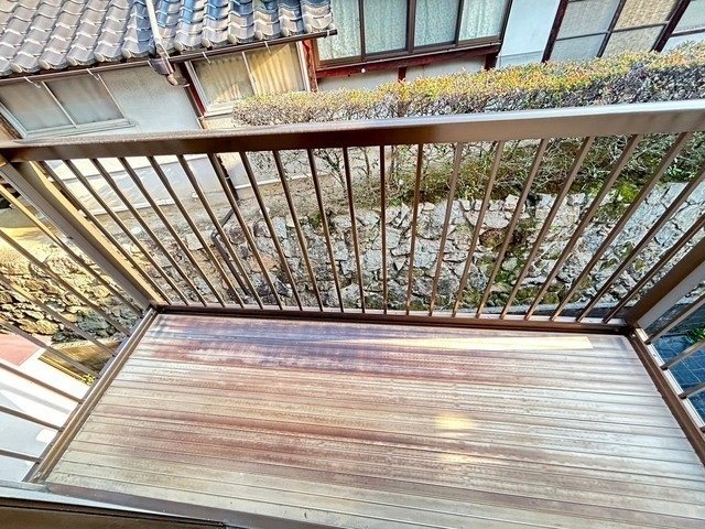 下道貸家Ⅱ ベランダ