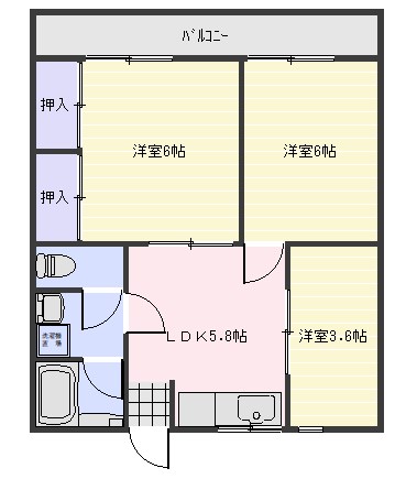 葵アパート 間取り