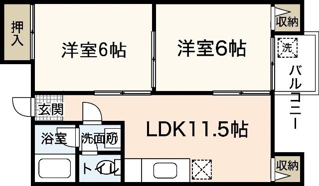 JSビル美鈴園 間取り