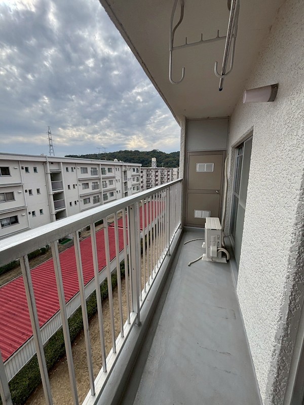 高陽ニュータウン第一分譲住宅B棟 ベランダ
