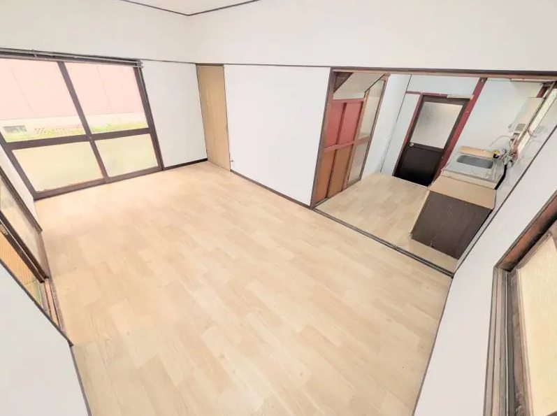 佐方本町の戸建て リビング